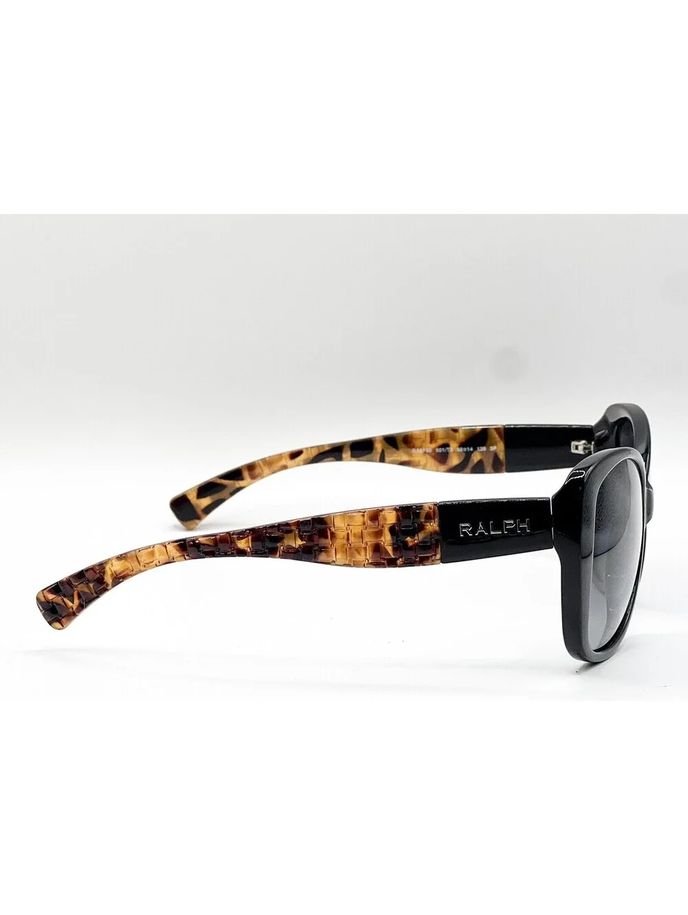 Ralph Lauren RA5180 501 T3 Black Rectangle Authentic Sunglasses 58-14-135